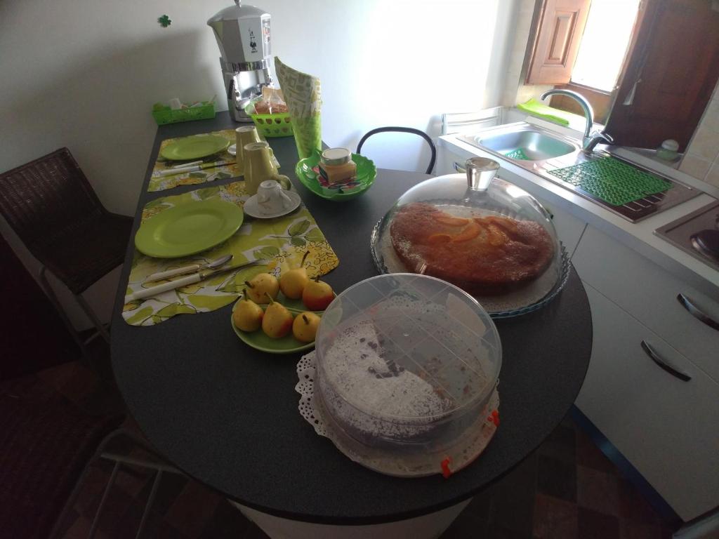 Jídlo v prázdninového domu nebo okolí