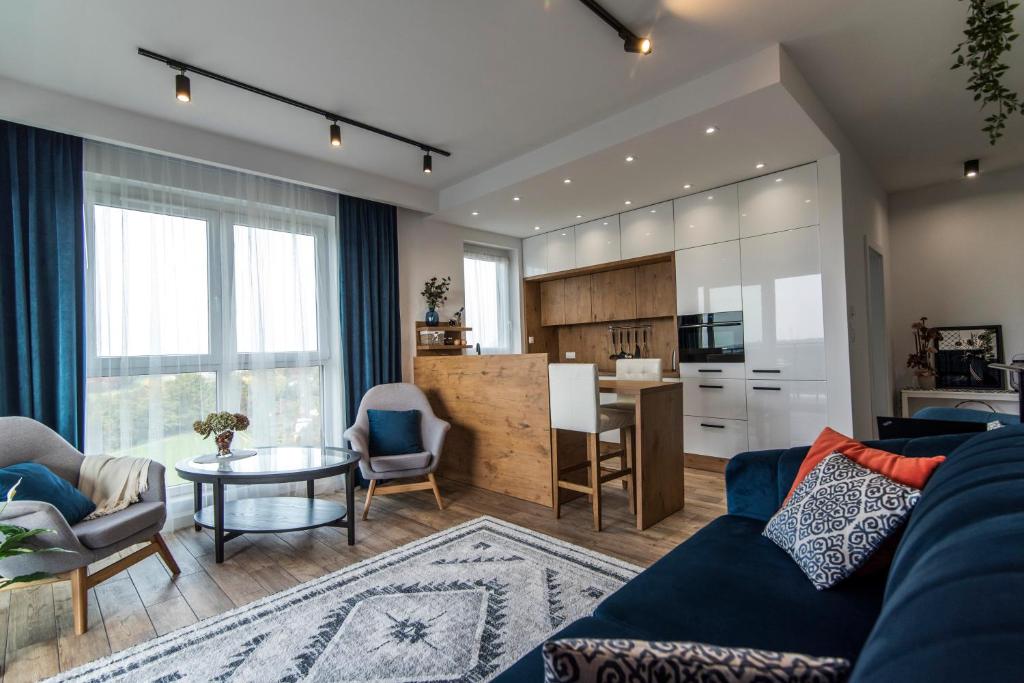 Kuchyňa alebo kuchynka v ubytovaní Panorama Suite - Top Apartment - Gliwice