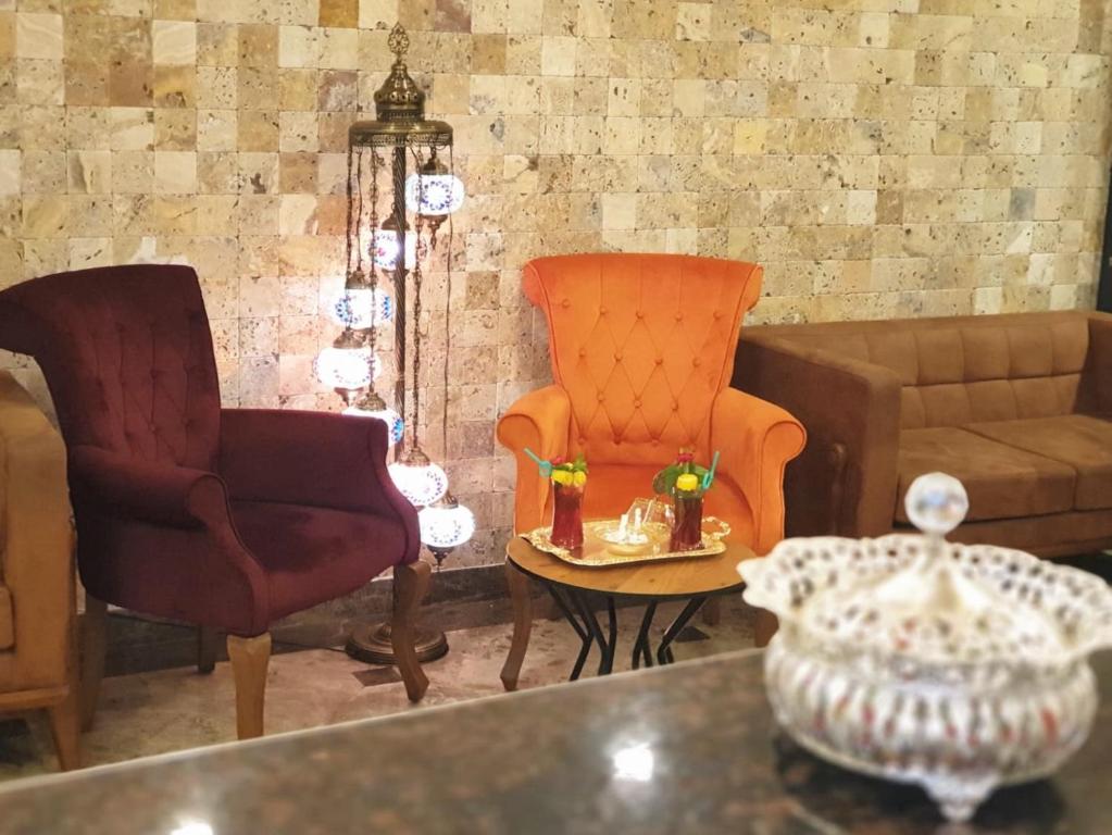 Posezení v ubytování Boss Hotel Sultanahmet