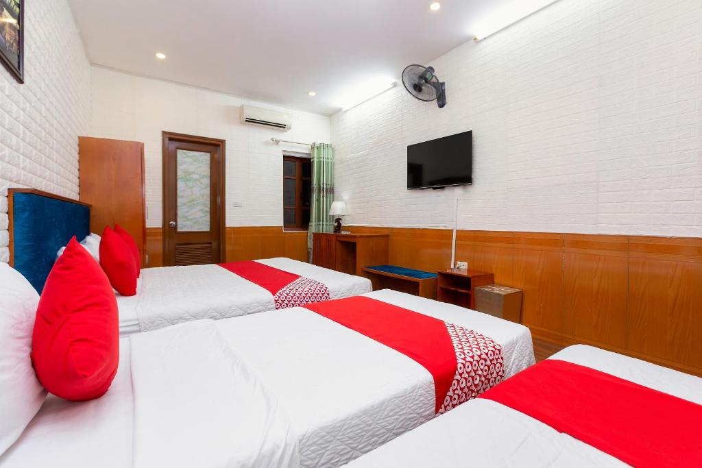 Postel nebo postele na pokoji v ubytování Little Hanoi Hostel