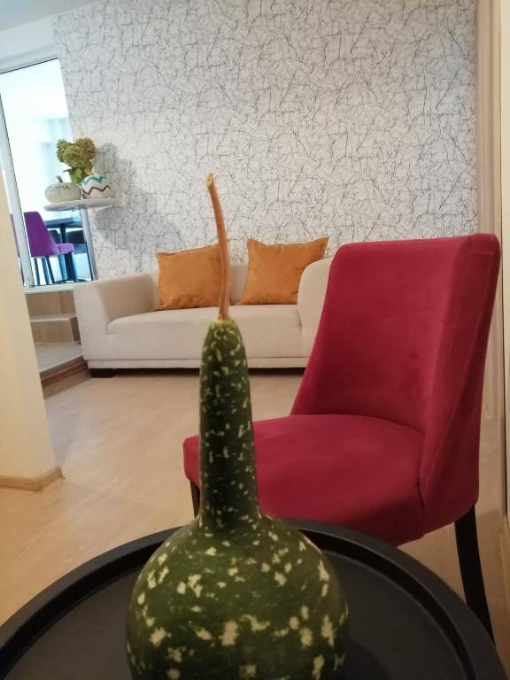 Posezení v ubytování Hostel Denica