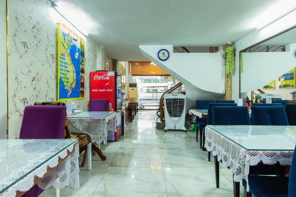 Posezení v ubytování Little Hanoi Hostel