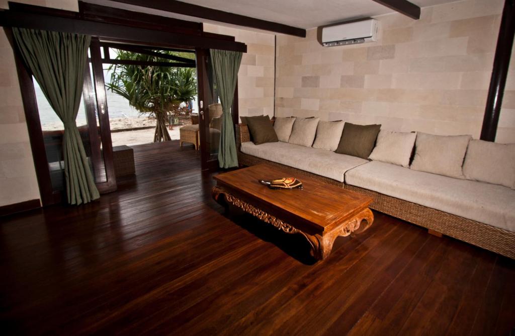 Posezení v ubytování Gili Meno Mojo Beach Resort