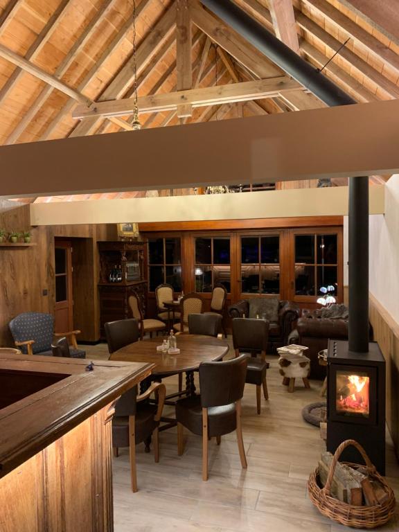 Posezení v ubytování B&B De Rentmeesterhoeve