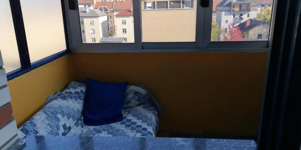 Cama o camas de una habitación en Apartment Jena