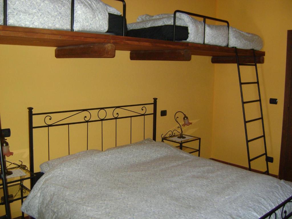 Postel nebo postele na pokoji v ubytování Agriturismo A Nostro Mizoun