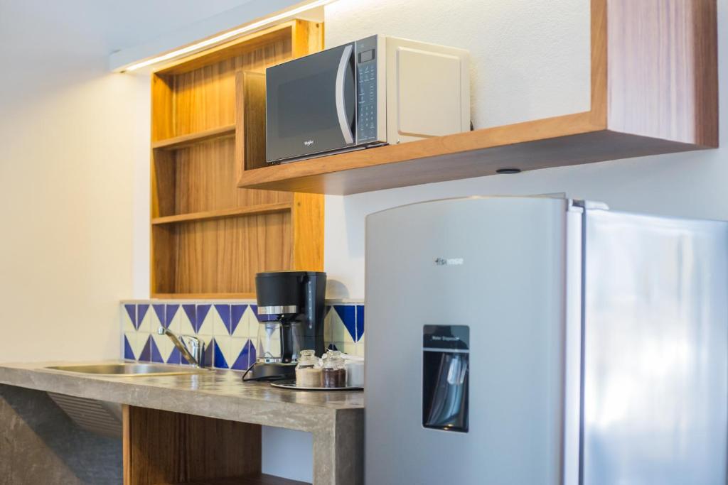 Kuchyň nebo kuchyňský kout v ubytování Terraza del Alférez