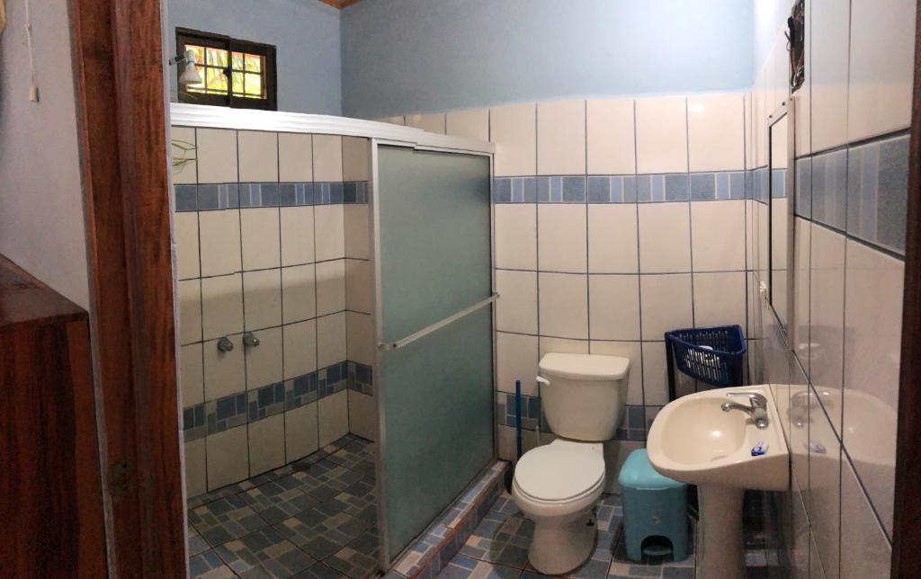 Koupelna v ubytování Cabinas Mifran