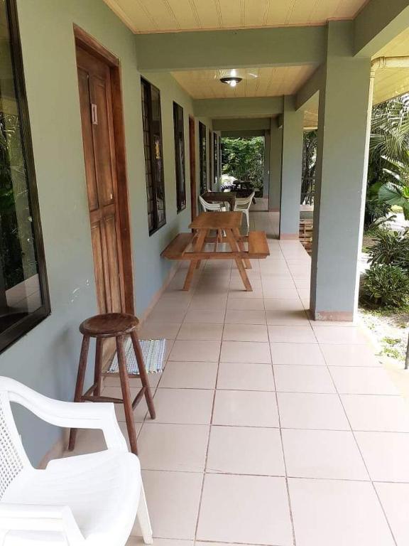 Patio nebo venkovní prostory v ubytování Cabinas Mifran
