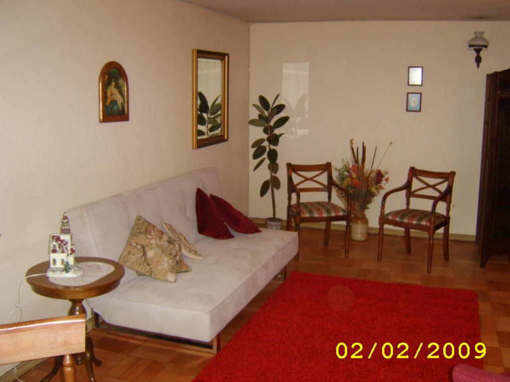 Χώρος καθιστικού στο Hostal Don Mariano