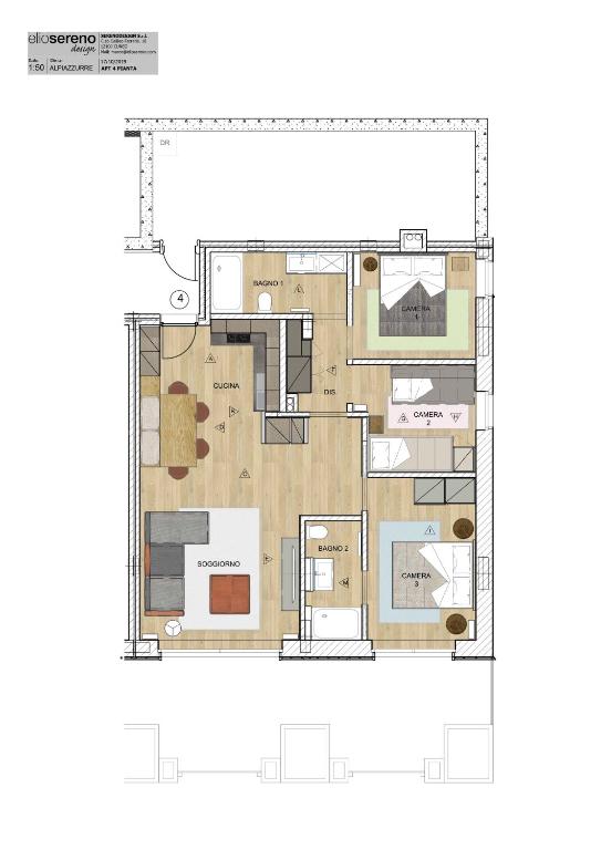 Plan piętra w obiekcie Chalet Bizet - Limone 1400