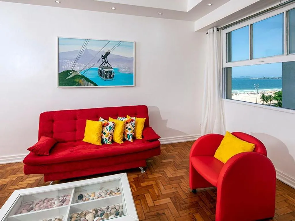 Enorme 3 quartos com jacuzzi e vista mar para 8 pessoas em Copacabana!, Rio De Janeiro, Brazil