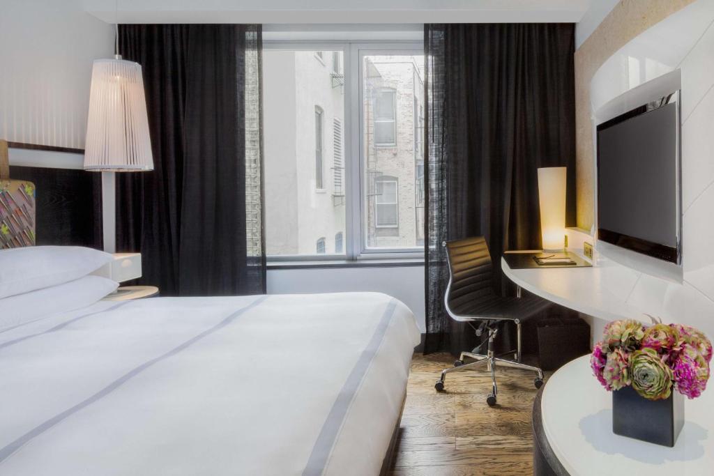 Postel nebo postele na pokoji v ubytování Hyatt Union Square New York