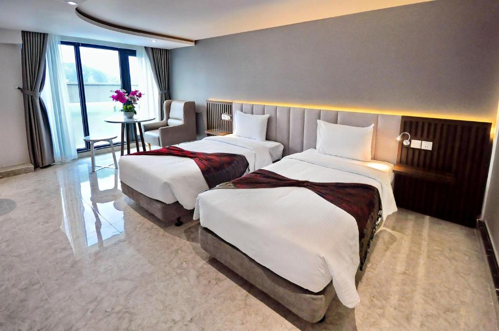 Phòng Deluxe Giường Đôi/2 Giường Đơn Nhìn Ra Biển