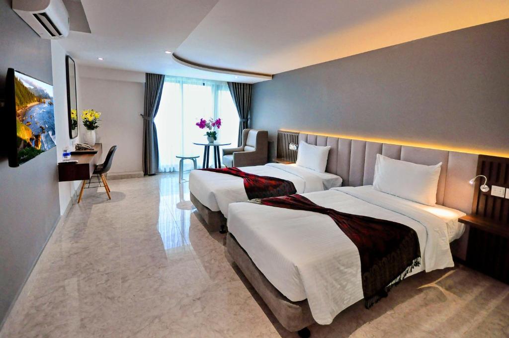 Phòng Deluxe Giường Đôi/2 Giường Đơn Nhìn Ra Biển