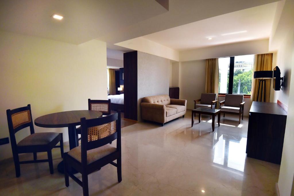 Posezení v ubytování Hotel Ranjith