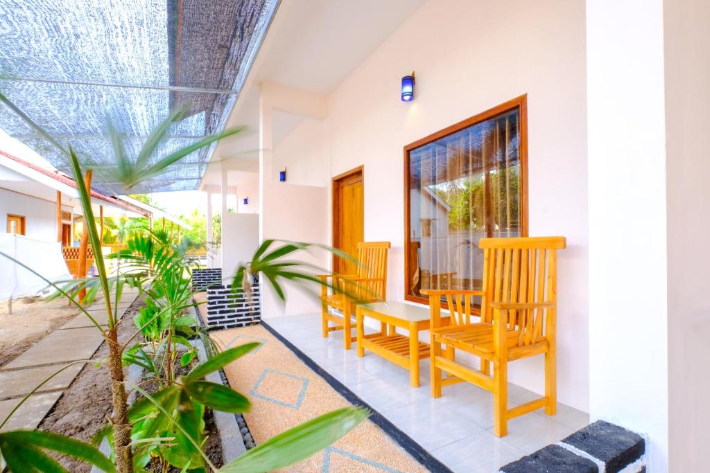 Balkón nebo terasa v ubytování Jeri Home Stay