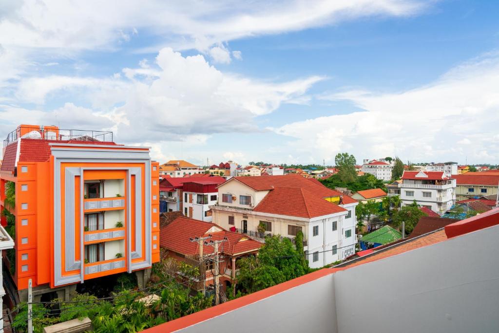 Nespecifikovaný výhled na destinaci Siem Reap nebo výhled na město při pohledu z hotelu