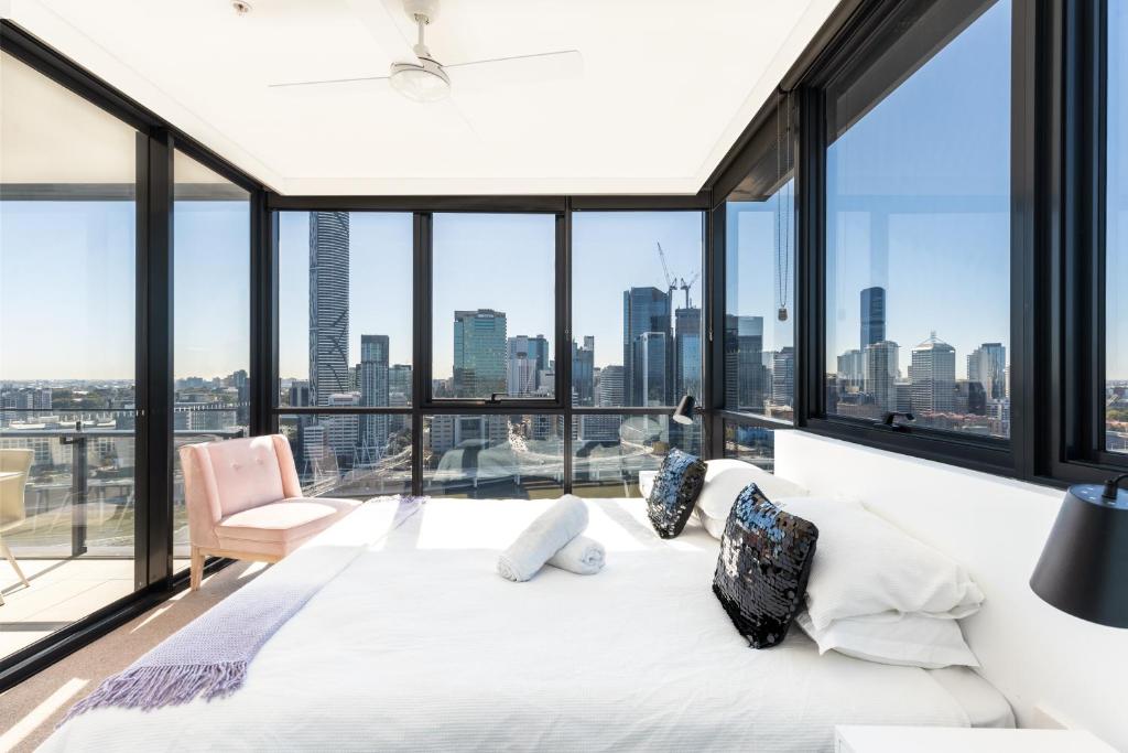 South Bank River and City view Apartment - Appartamento Con Due Camere Da Letto