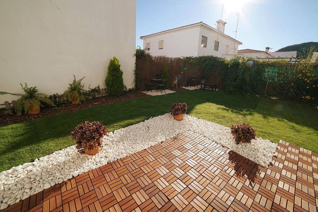 Zahrada ubytování Aracena Suites