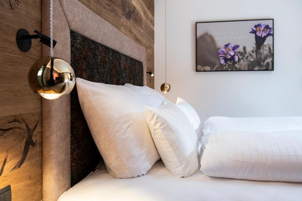 Postel nebo postele na pokoji v ubytování Chalet´s Alpenjuwel
