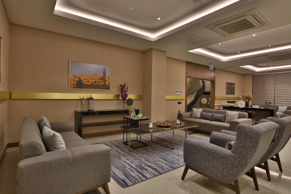 Posezení v ubytování Mardin Airport hotel