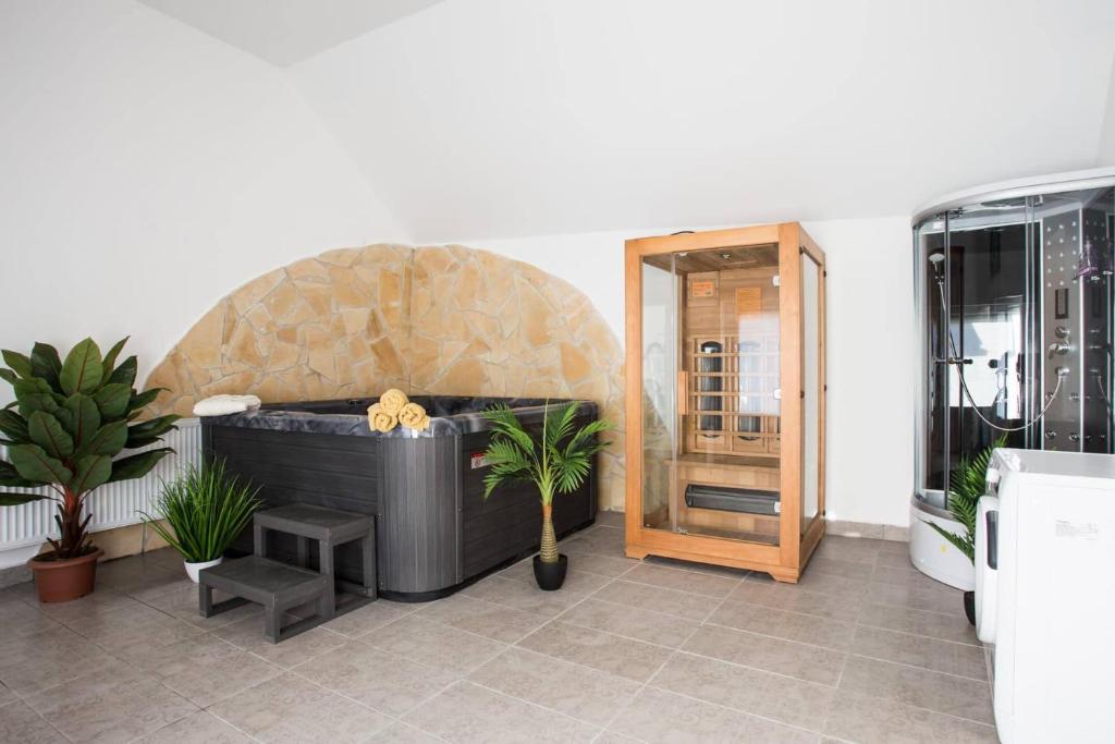 Posedenie v ubytovaní Csigaház Apartman