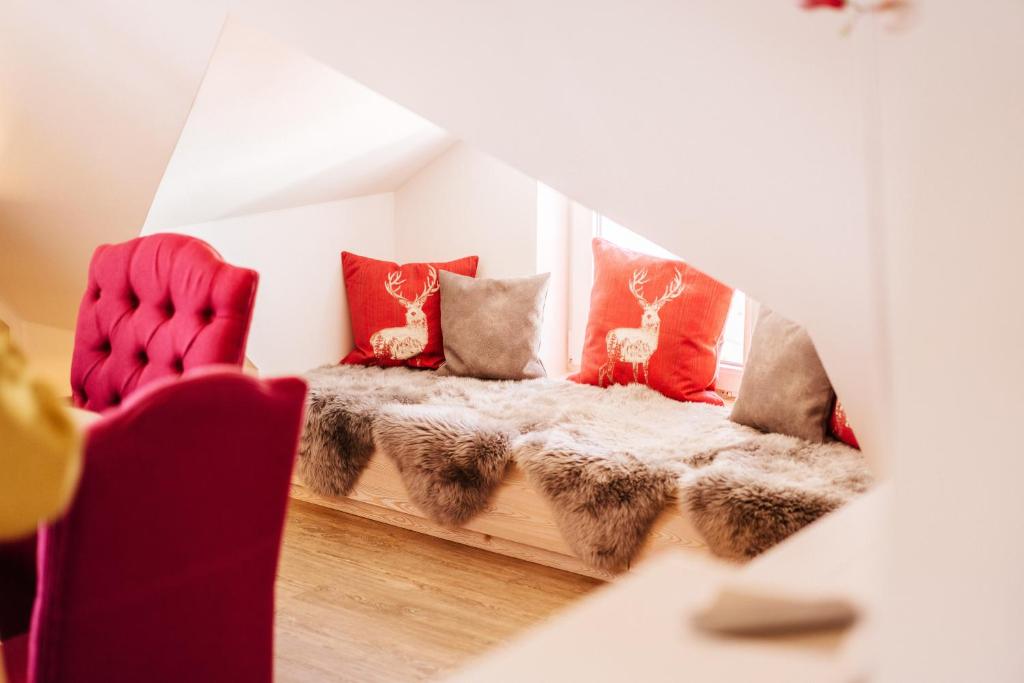 Posezení v ubytování Casa Bella Cosa