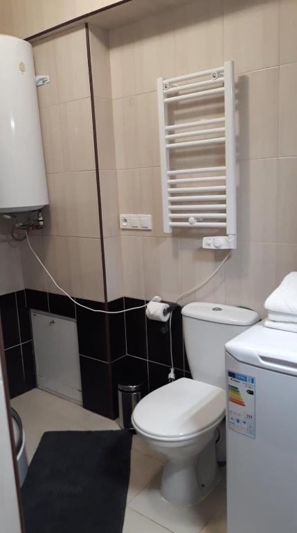 Kúpeľňa v ubytovaní Apartament Spokojny