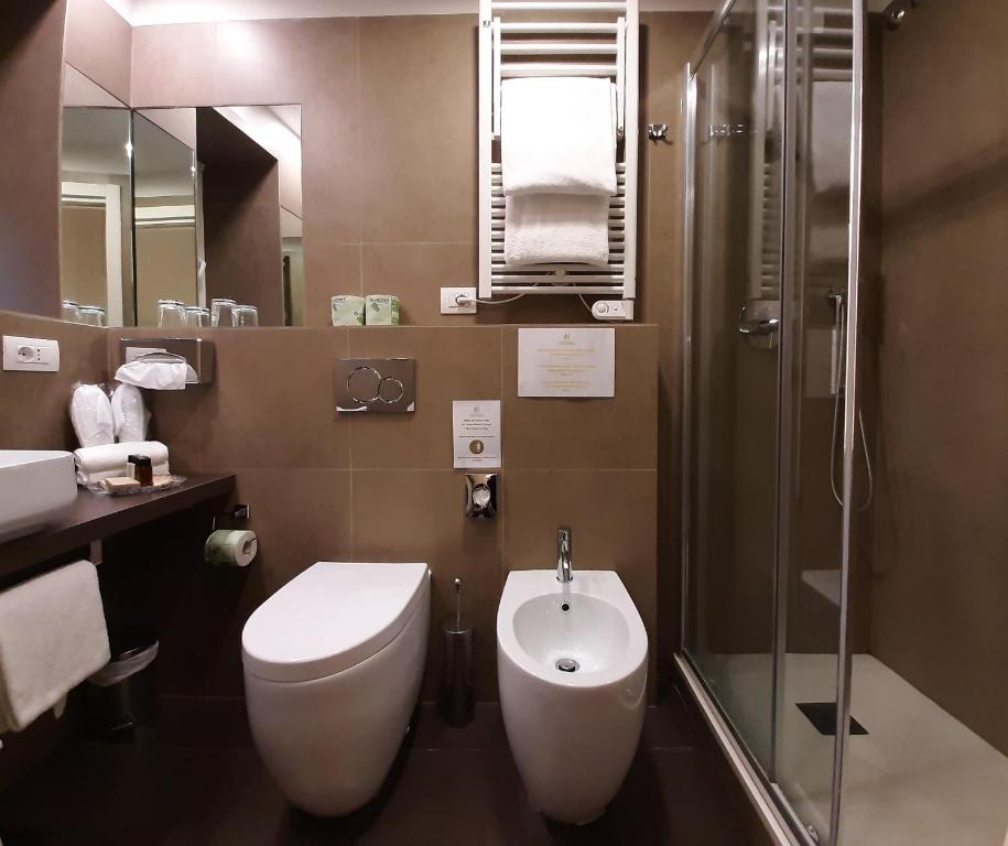 A bathroom at Hotel Palazzo Vannoni