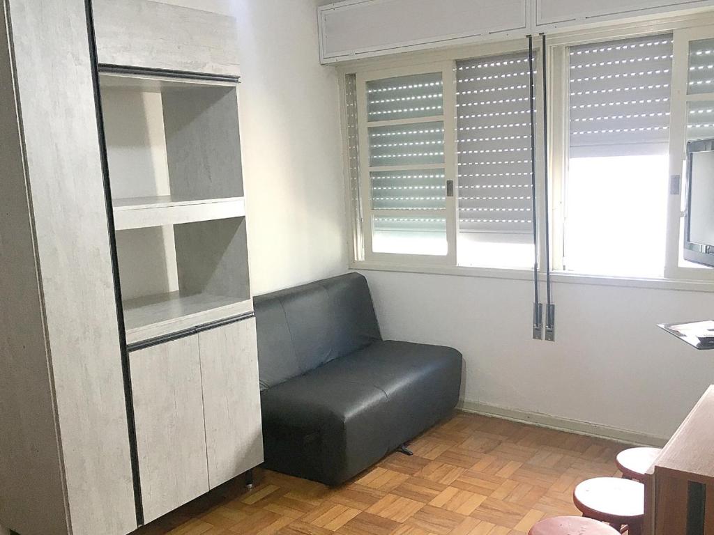  Kitnet de frente pra praia Santos