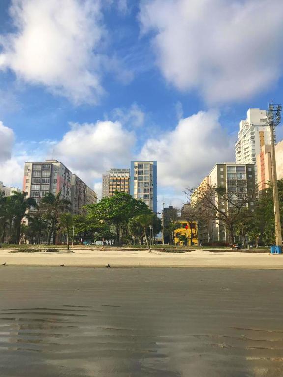  Kitnet de frente pra praia Santos