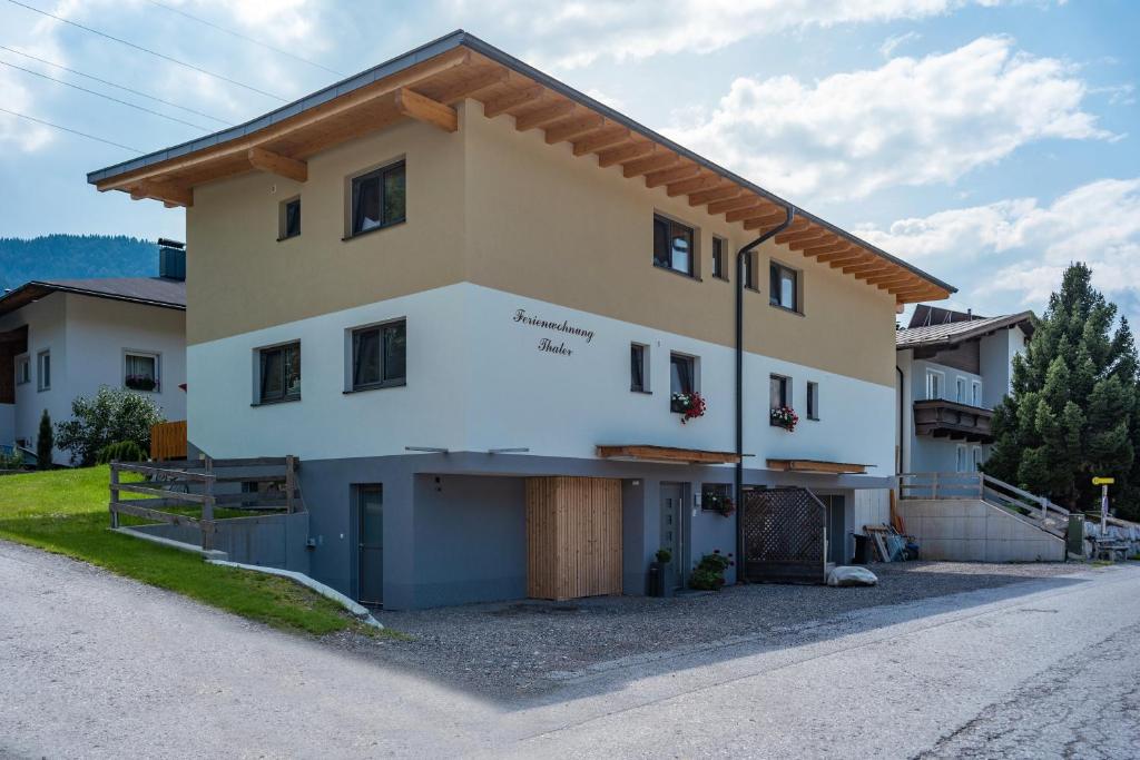 a house on the side of a road at Ferienwohnung Thaler in Itter