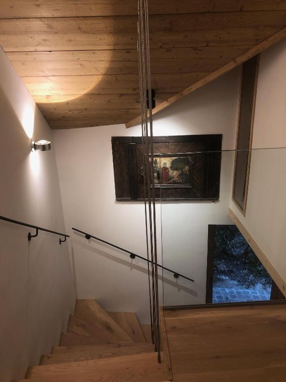 Televiisor ja/või meelelahutuskeskus majutusasutuses Seehaus am Hallstätter See
