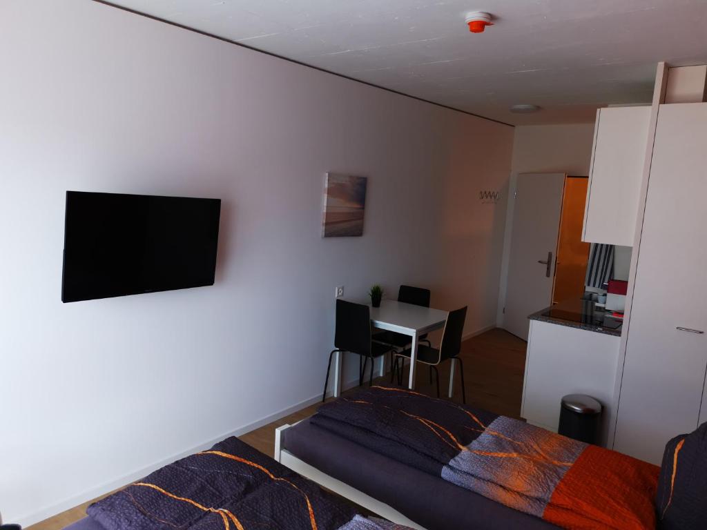 TV a/nebo společenská místnost v ubytování Anstatthotel Horw - self-check-in