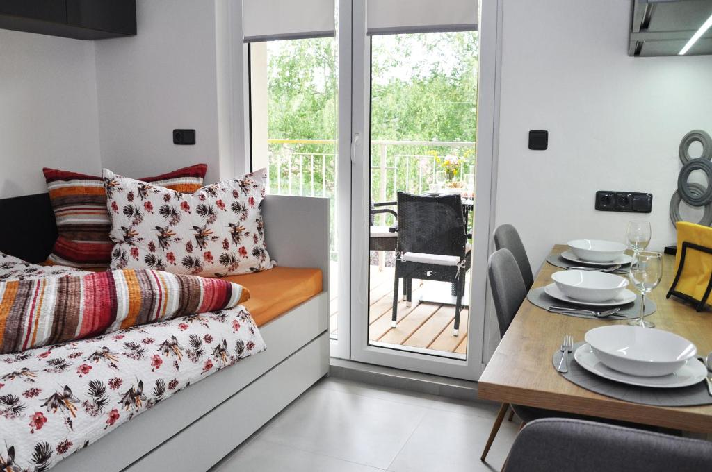 Posezení v ubytování Apartmány Stožec - Bella Premium
