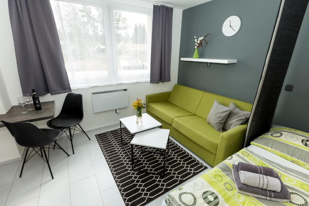 Posezení v ubytování Apartmány Stožec - Stela Premium
