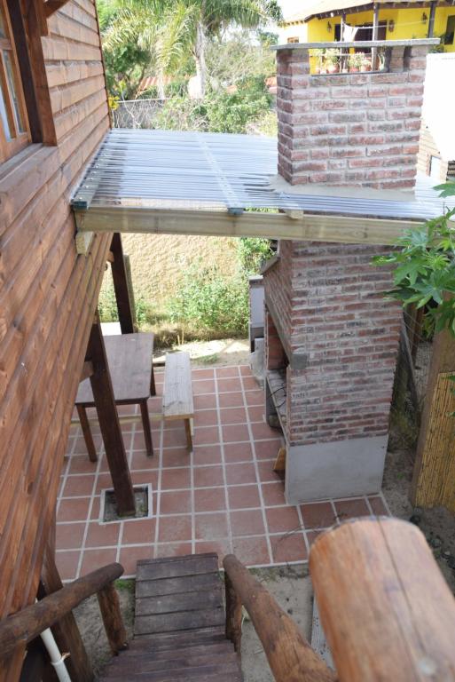 Balkón nebo terasa v ubytování Cabaña Picaflores