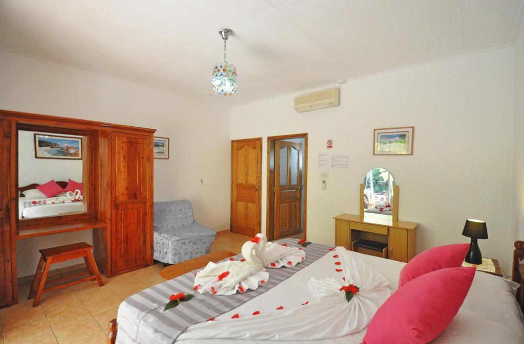 Postel nebo postele na pokoji v ubytování Acquario Guesthouse