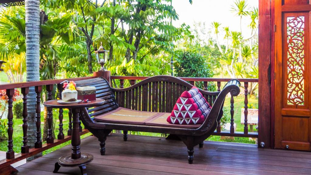 Balkón nebo terasa v ubytování Rommai Villa Chiang Rai