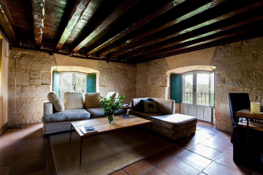 Posezení v ubytování Hacienda Zorita Wine Hotel & Spa