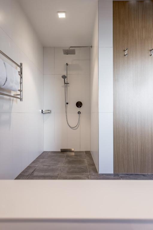 Koupelna v ubytování Hotel Angerer Alm