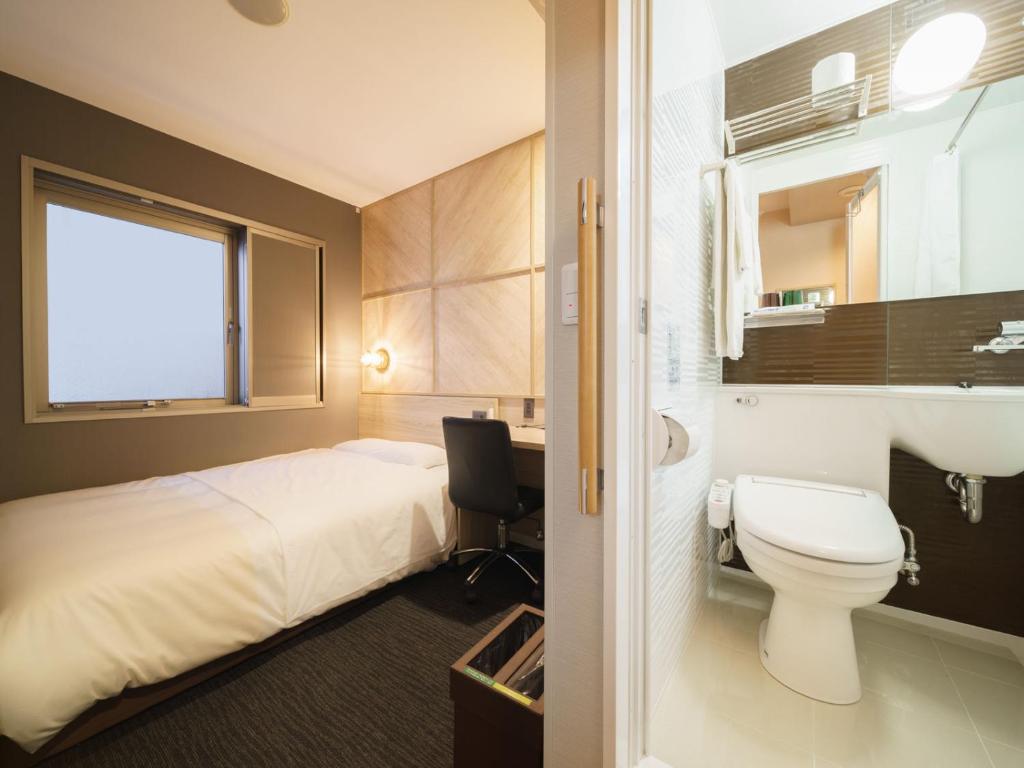 Koupelna v ubytování Super Hotel Umeda Higobashi