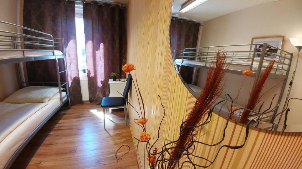 Postel nebo postele na pokoji v ubytování Hotel M68