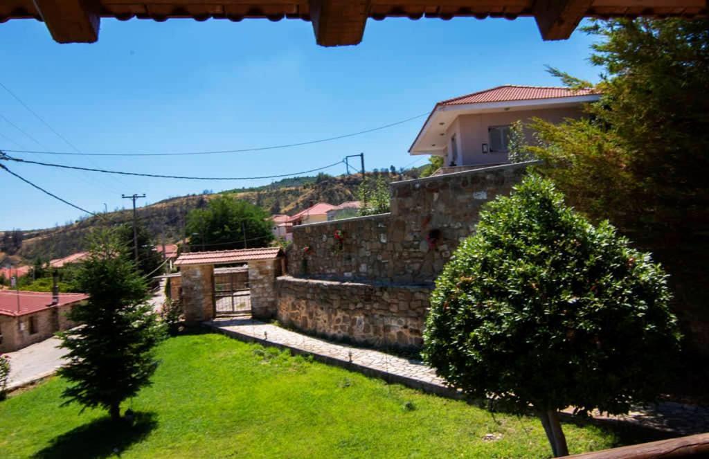 Traditional Stone Home with view