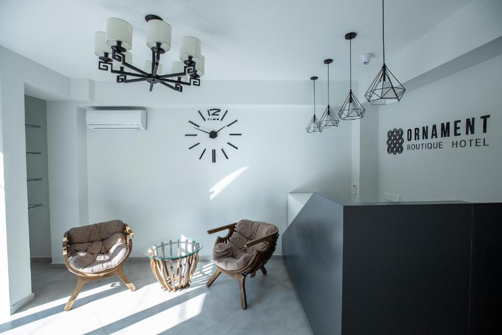 Posezení v ubytování Ornament Boutique Hotel