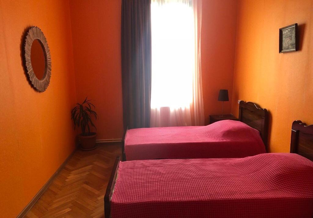 Postel nebo postele na pokoji v ubytování Green Garden