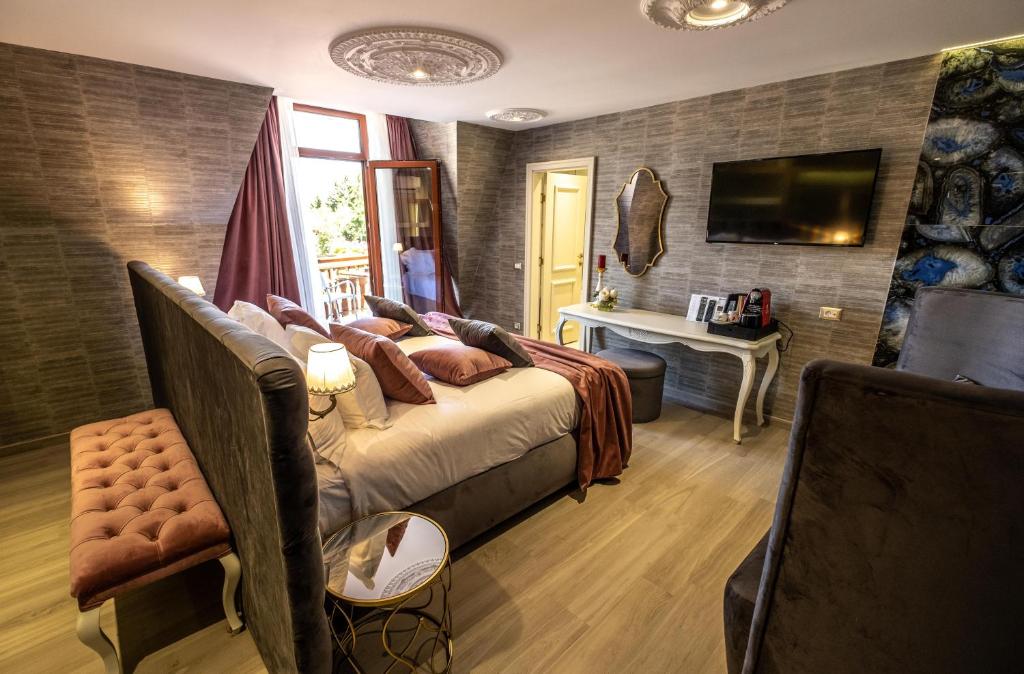 TV a/nebo společenská místnost v ubytování Spa Hotel Rich