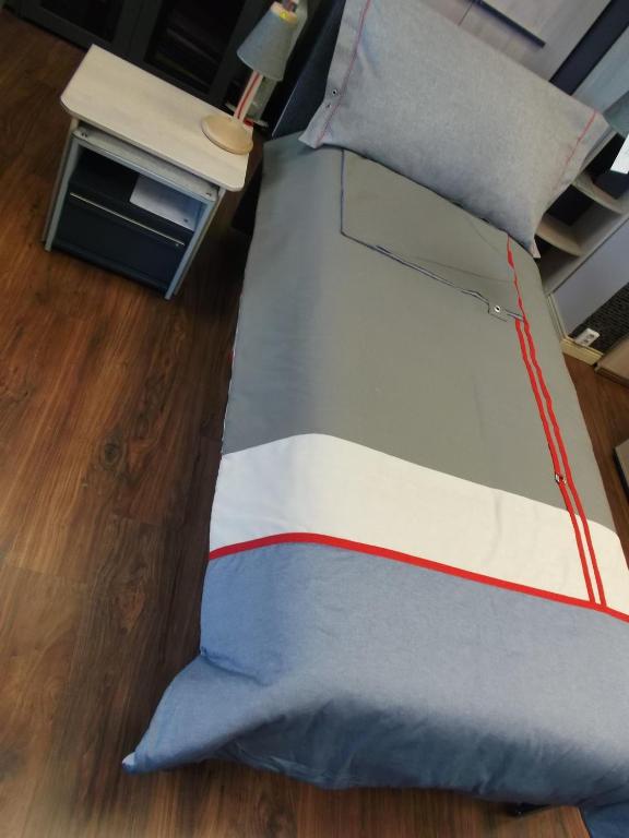 Postel nebo postele na pokoji v ubytování TORE KÜLALISTEMAJA