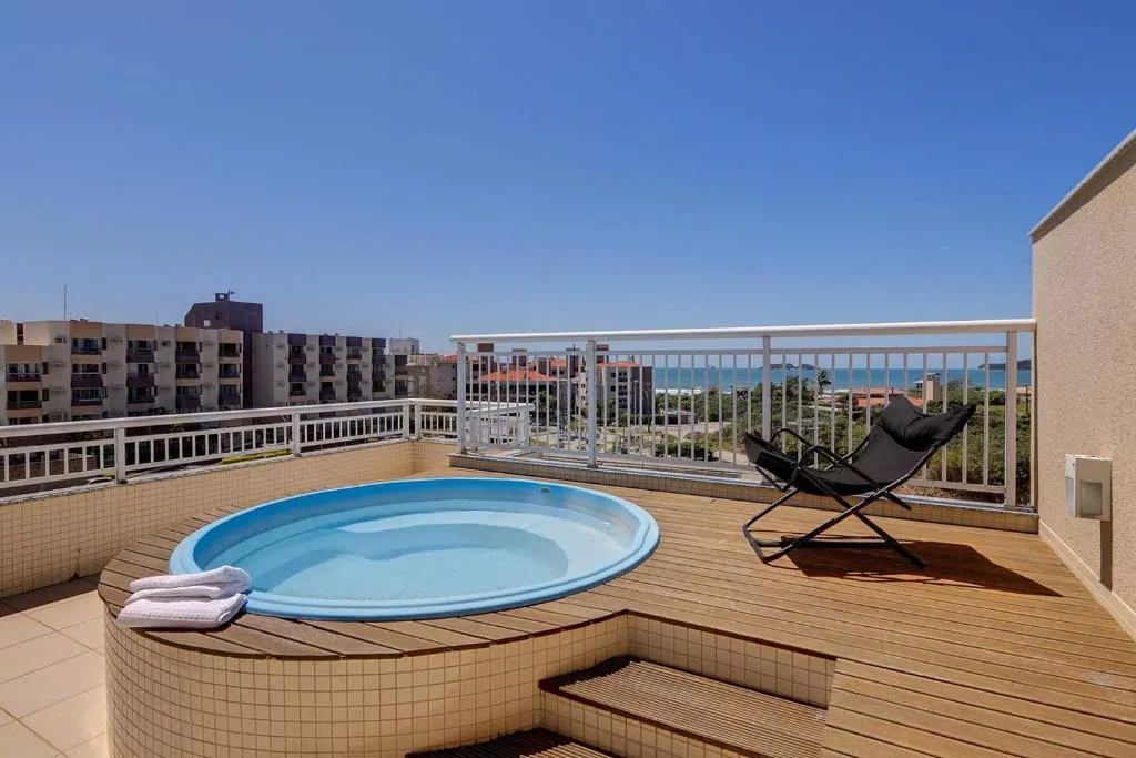 (Flp) Linda cobertura com piscina e vista do mar, Florianópolis, Brazilia